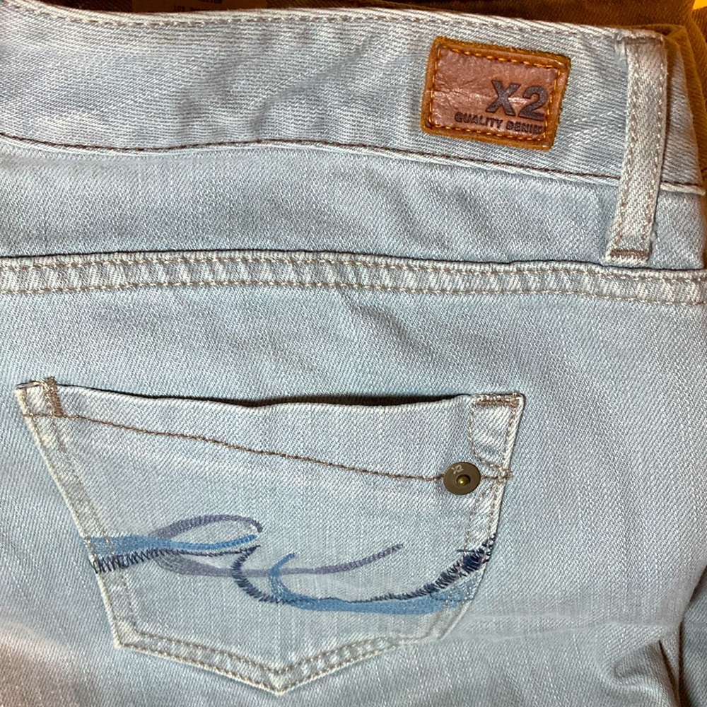 X2 Quality Demin Gray Skinny Jeans Size 12